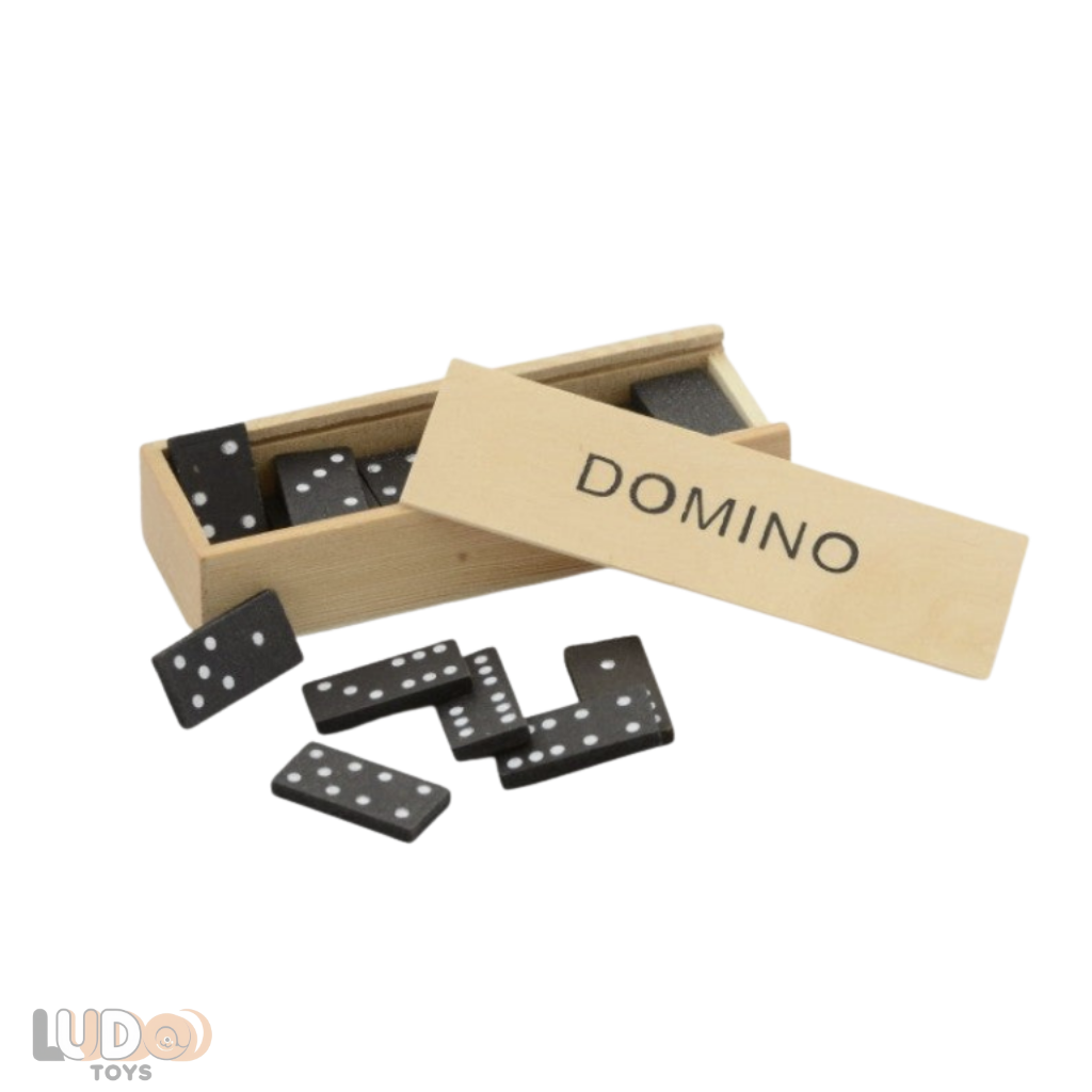 Ahşap Kutulu Domino