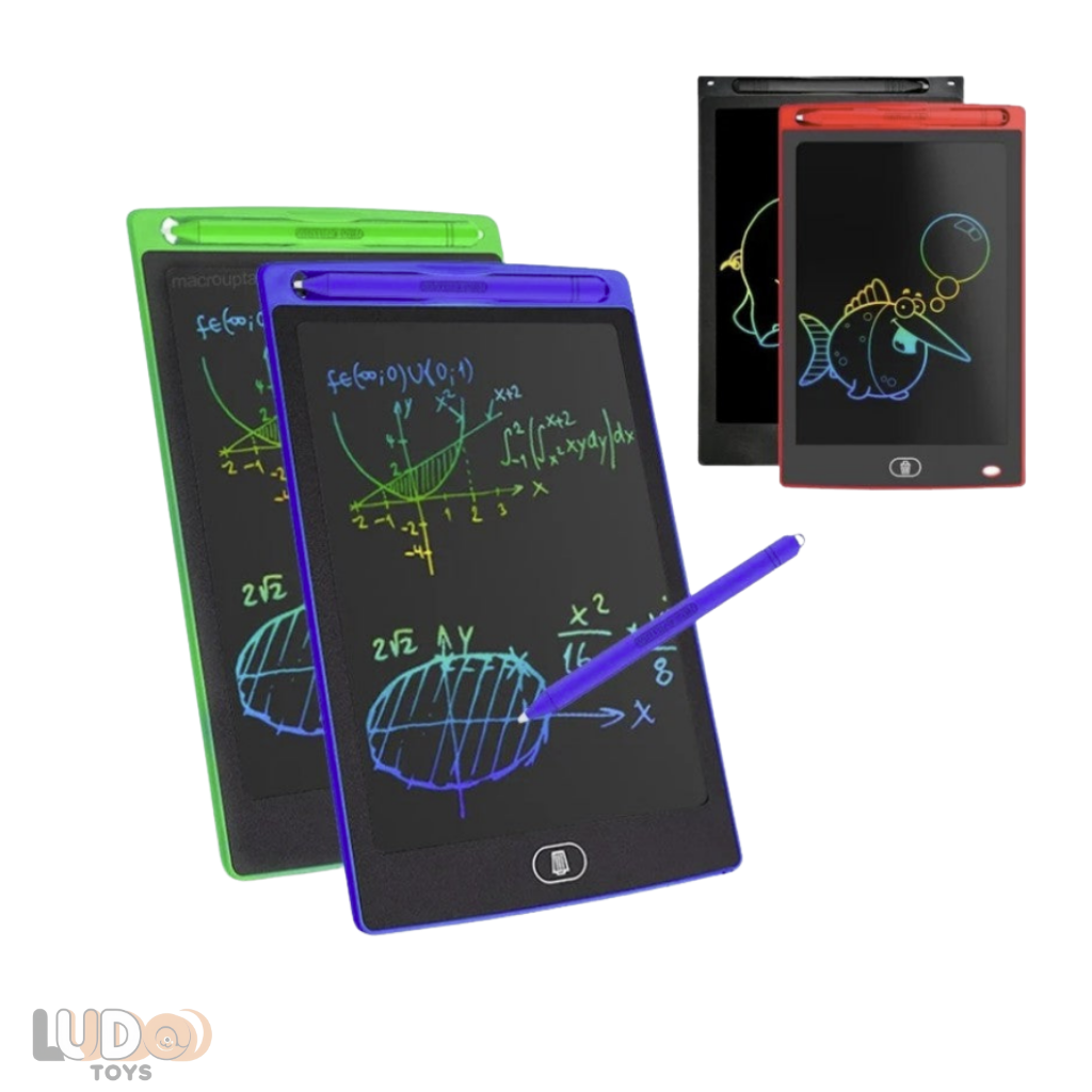 Çocuklar İçin Eğitici Renkli Çizim Tableti 10 İnç