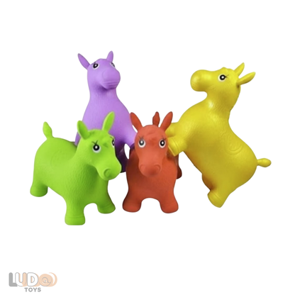 Şişme Oyuncak Eşek ile Eğlenceli Aktivite