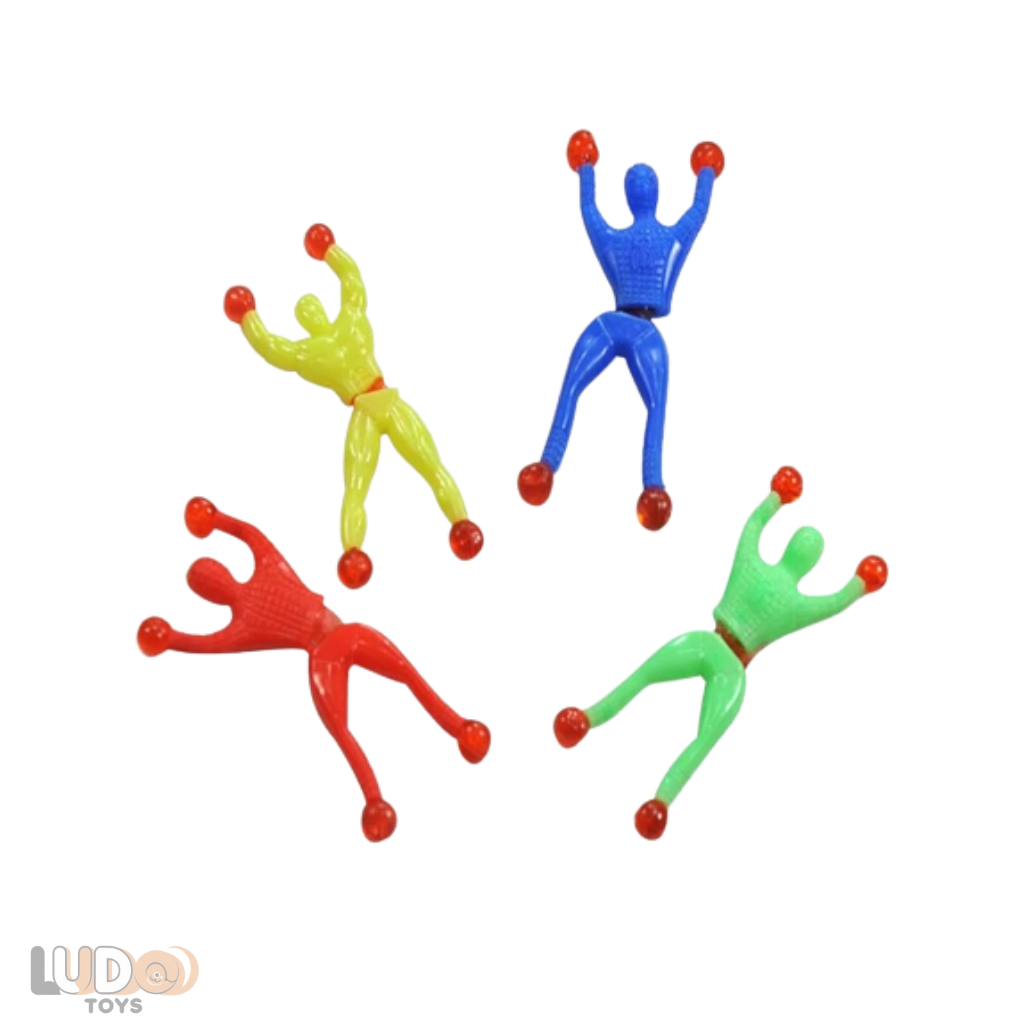 8’li Cama Yapışan Takla Atan Örümcek Adam Figür Oyuncak – Nostaljik Spiderman Seti