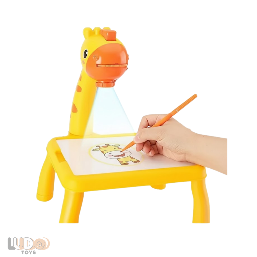 Zürafa Tasarımlı Projeksiyonlu Boyama Tahtası