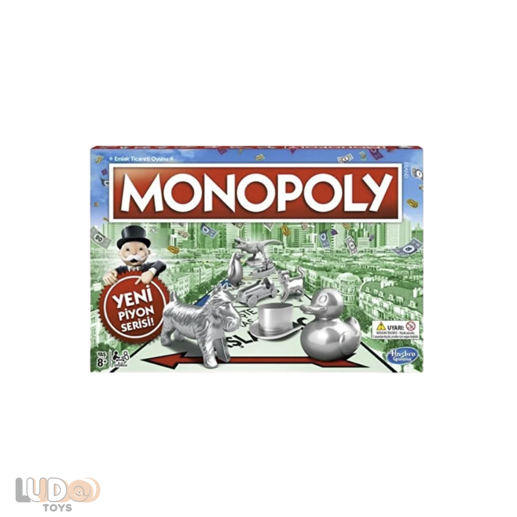 Monopoly Klasik Masa Oyunu – Aile ve Arkadaşlarla Strateji ve Eğlence Dolu Oyun