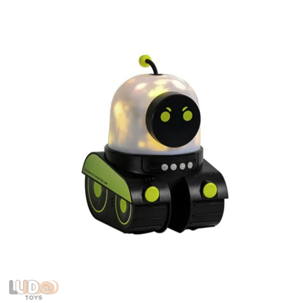 Robot Tasarımlı Projektör Gece Lambası