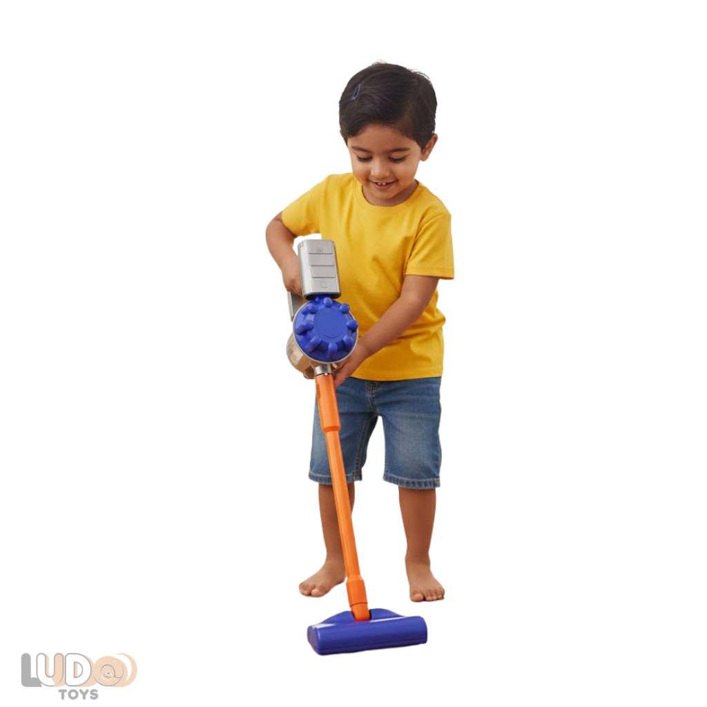 3+ Yaş Oyuncak Süpürge ve Stand — Vacuum Cleaner Eğitici Oyuncak