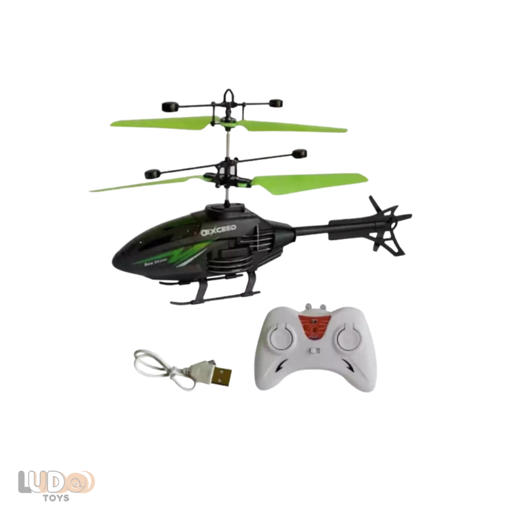 El Sensörlü Uzaktan Kumandalı Helikopter 20 cm | Şarjlı Işıklı Oyuncak