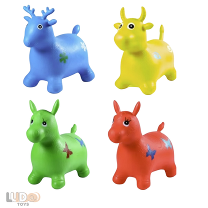 Şişme Oyuncak Eşek ile Eğlenceli Aktivite