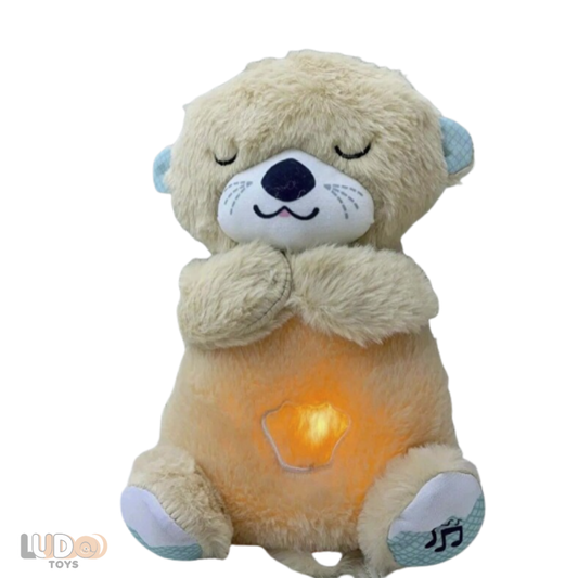 Nefes Alan Su Samuru Uyku Ayıcığı | Gerçekçi Solunum Efektli Peluş Oyuncak